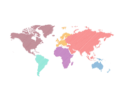 Decorative icon of a globe