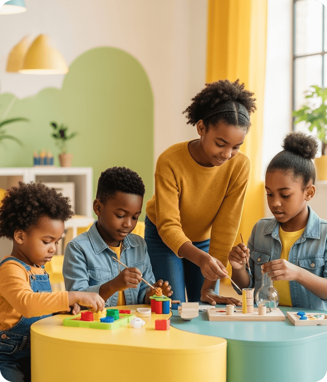 Children learning together