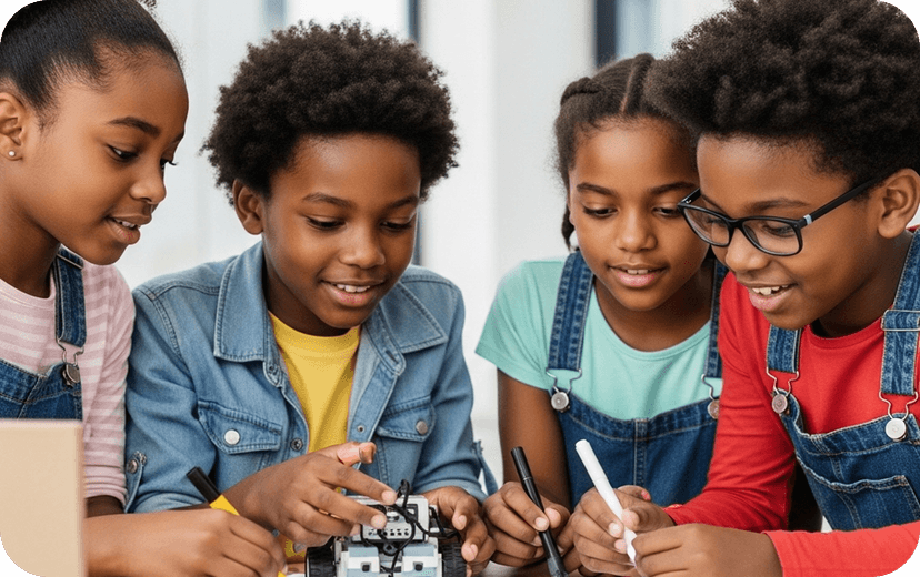 Future Makers - children collaborating